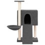 Katzenkratzbaum mit dunkelgrauen Sisalstämmen, 96 cm von , Katzenmöbel - Ref: Foro24-171647, Preis: 39,41 €, Rabatt: %