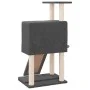 Katzenkratzbaum mit dunkelgrauen Sisalstämmen, 96 cm von , Katzenmöbel - Ref: Foro24-171647, Preis: 45,41 €, Rabatt: %