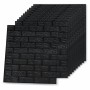 Papel pintado autoadhesivo ladrillos 3D 20 unidades negro de , Papel pintado - Ref: Foro24-150725, Precio: 58,50 €, Descuento: %