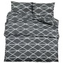 Graues Bettbezug-Set aus Baumwolle, 260 x 220 cm von , Bettbezüge - Ref: Foro24-136061, Preis: 27,64 €, Rabatt: %