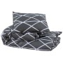Gray cotton duvet cover set 260x220 cm by , Duvet covers - Ref: Foro24-136061, Price: 27,64 €, Discount: %