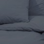 Anthrazitgraues Bettbezug-Set aus Baumwolle, 200 x 220 cm von , Bettbezüge - Ref: Foro24-136089, Preis: 35,97 €, Rabatt: %