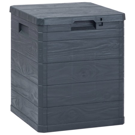 Garten-Aufbewahrungsbox 90 L anthrazitgrau von vidaXL, Aufbewahrungsboxen für den Außenbereich - Ref: Foro24-45684, Preis: 47...