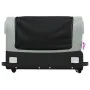 Black and gray iron bicycle trailer 45 kg by , Bicycle trailers - Ref: Foro24-94042, Price: 88,27 €, Discount: %