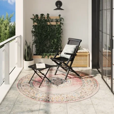 Alfombra de interior/exterior diseño vintage ARBIZU Ø 200 cm de , Alfombras - Ref: Foro24-375693, Precio: 95,61 €, Descuento: %