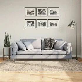 ISTAN beige Langhaar-Teppich in glänzender Optik, 140 x 200 cm von , Teppiche - Ref: Foro24-375653, Preis: 67,55 €, Rabatt: %