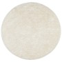 ISTAN shiny look long pile rug cream Ø 100 cm by , Rugs - Ref: Foro24-375670, Price: 28,05 €, Discount: %