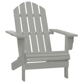 Gray wooden garden chair by vidaXL, Garden chairs - Ref: Foro24-45702, Price: 90,05 €, Discount: %