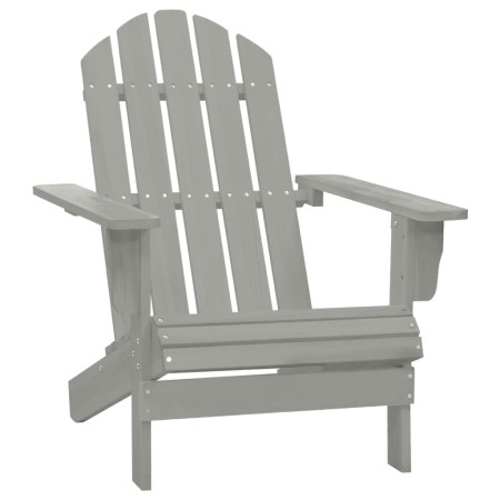 Grauer Gartenstuhl aus Holz von vidaXL, Gartenstühle - Ref: Foro24-45702, Preis: 102,72 €, Rabatt: %