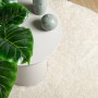 ISTAN shiny look long pile rug cream Ø 160 cm by , Rugs - Ref: Foro24-375672, Price: 60,34 €, Discount: %