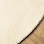 HUARTE cream washable soft short pile rug Ø 80 cm by , Rugs - Ref: Foro24-375046, Price: 24,42 €, Discount: %