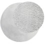 HUARTE waschbarer weicher Kurzflorteppich grau Ø 120 cm von , Teppiche - Ref: Foro24-375086, Preis: 51,21 €, Rabatt: %