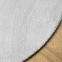 HUARTE waschbarer weicher Kurzflorteppich grau Ø 120 cm von , Teppiche - Ref: Foro24-375086, Preis: 50,26 €, Rabatt: %