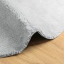 HUARTE waschbarer weicher Kurzflorteppich grau Ø 80 cm von , Teppiche - Ref: Foro24-375084, Preis: 24,79 €, Rabatt: %