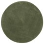 HUARTE waldgrüner weicher waschbarer Kurzflorteppich Ø 80 cm von , Teppiche - Ref: Foro24-375103, Preis: 36,36 €, Rabatt: %