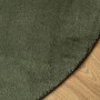 HUARTE waldgrüner weicher waschbarer Kurzflorteppich Ø 80 cm von , Teppiche - Ref: Foro24-375103, Preis: 36,36 €, Rabatt: %