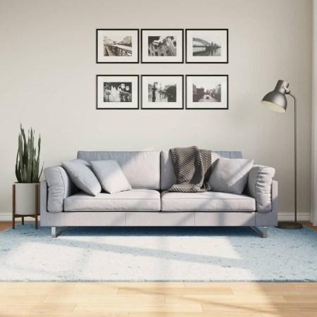 HUARTE waschbarer weicher Kurzflorteppich blau 160x230 cm von , Teppiche - Ref: Foro24-375136, Preis: 65,98 €, Rabatt: %