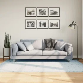 HUARTE washable soft short pile rug blue 140x200 cm by , Rugs - Ref: Foro24-375134, Price: 54,15 €, Discount: %
