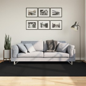 HUARTE washable soft short pile rug black 160x230 cm by , Rugs - Ref: Foro24-375117, Price: 106,19 €, Discount: %
