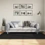 HUARTE waschbarer weicher Kurzflorteppich schwarz 140x200 cm von , Teppiche - Ref: Foro24-375115, Preis: 72,76 €, Rabatt: %