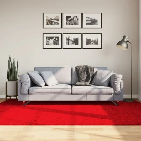 Alfombra de pelo corto suave lavable HUARTE rojo 160x230 cm de , Alfombras - Ref: Foro24-375174, Precio: 80,42 €, Descuento: %