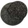 ISTAN anthrazit glänzender Langflor-Teppich Ø 120 cm von , Teppiche - Ref: Foro24-375647, Preis: 36,57 €, Rabatt: %