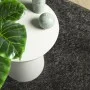 ISTAN anthracite shiny look long pile rug Ø 80 cm by , Rugs - Ref: Foro24-375645, Price: 20,82 €, Discount: %