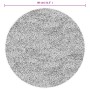 ISTAN anthracite shiny look long pile rug Ø 80 cm by , Rugs - Ref: Foro24-375645, Price: 21,36 €, Discount: %