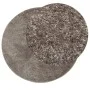 Langflor-Teppich ISTAN in grauer Glanzoptik, Ø 200 cm von , Teppiche - Ref: Foro24-375685, Preis: 82,11 €, Rabatt: %