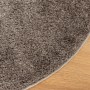 Alfombra pelo largo aspecto brillante ISTAN gris Ø 200 cm de , Alfombras - Ref: Foro24-375685, Precio: 83,08 €, Descuento: %