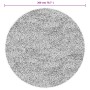 Alfombra pelo largo aspecto brillante ISTAN gris Ø 200 cm de , Alfombras - Ref: Foro24-375685, Precio: 83,08 €, Descuento: %