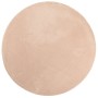 HUARTE waschbarer weicher Kurzflorteppich rosa Ø 80 cm von , Teppiche - Ref: Foro24-375160, Preis: 19,28 €, Rabatt: %