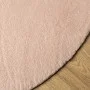 HUARTE waschbarer weicher Kurzflorteppich rosa Ø 80 cm von , Teppiche - Ref: Foro24-375160, Preis: 19,02 €, Rabatt: %