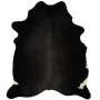 Alfombra de piel de vaca auténtica negra 180x220 cm de , Alfombras - Ref: Foro24-376701, Precio: 248,75 €, Descuento: %