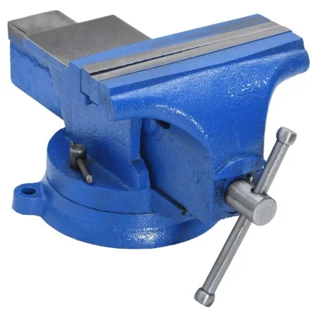 Blauer Schraubstock aus Gusseisen, 100 mm von , Klammern und Schrauben - Ref: Foro24-154638, Preis: 48,25 €, Rabatt: %