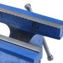 Tornillo de banco hierro fundido azul 100 mm