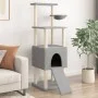 Cat scratching post with light gray sisal posts 153 cm by , Cat furniture - Ref: Foro24-172116, Price: 63,60 €, Discount: %