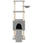 Katzenkratzbaum mit hellgrauen Sisalstämmen, 153 cm von , Katzenmöbel - Ref: Foro24-172116, Preis: 64,55 €, Rabatt: %