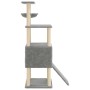 Cat scratching post with light gray sisal posts 153 cm by , Cat furniture - Ref: Foro24-172116, Price: 64,55 €, Discount: %