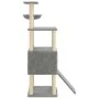 Cat scratching post with light gray sisal posts 153 cm by , Cat furniture - Ref: Foro24-172116, Price: 63,60 €, Discount: %