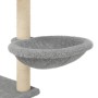 Katzenkratzbaum mit hellgrauen Sisalstämmen, 153 cm von , Katzenmöbel - Ref: Foro24-172116, Preis: 64,55 €, Rabatt: %