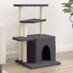 Cat scratching post with dark gray sisal posts 83.5 cm by , Cat furniture - Ref: Foro24-172123, Price: 43,37 €, Discount: %