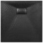 Plato de ducha SMC negro 80x80 cm