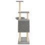 Cat scratching post with light gray sisal posts 131 cm by , Cat furniture - Ref: Foro24-172128, Price: 56,27 €, Discount: %