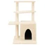 Cat scratching post with cream sisal posts 83.5 cm by , Cat furniture - Ref: Foro24-172121, Price: 46,46 €, Discount: %