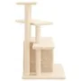 Cat scratching post with cream sisal posts 83.5 cm by , Cat furniture - Ref: Foro24-172121, Price: 46,46 €, Discount: %