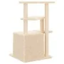 Cat scratching post with cream sisal posts 83.5 cm by , Cat furniture - Ref: Foro24-172121, Price: 46,46 €, Discount: %