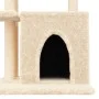 Cat scratching post with cream sisal posts 83.5 cm by , Cat furniture - Ref: Foro24-172121, Price: 46,46 €, Discount: %