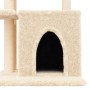 Kratzbaum für Katzen mit cremefarbenen Sisalstämmen, 83,5 cm von , Katzenmöbel - Ref: Foro24-172121, Preis: 47,21 €, Rabatt: %