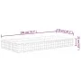 Medium firm pocket spring mattress 120x200 cm by , Mattresses - Ref: Foro24-372840, Price: 266,21 €, Discount: %